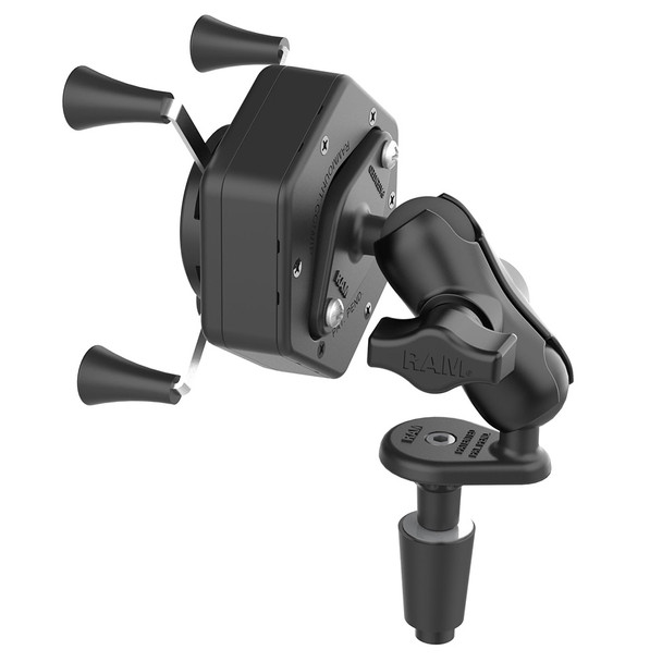 RAM Mounting Systems RAM X-Grip Phone Mount with Vibe-Safe and Short Fork Stem Base