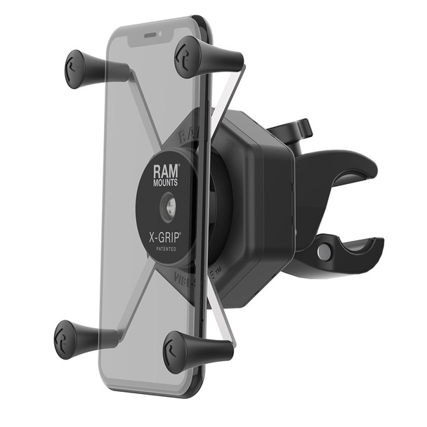 RAM Mounting Systems RAM X-Grip Large Phone Mount with Vibe-Safe and Small Tough-Claw