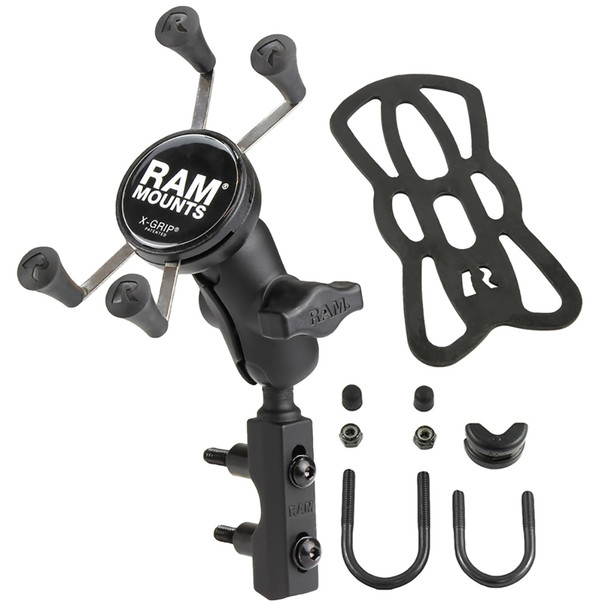 RAM Mounting Systems X-Grip Phone Mount with Motorcycle Brake/Clutch Reservoir Base