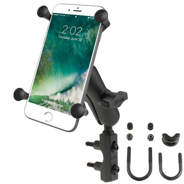 RAM Mounting Systems X-Grip Large Phone Mount with Brake/Clutch Reservoir Base