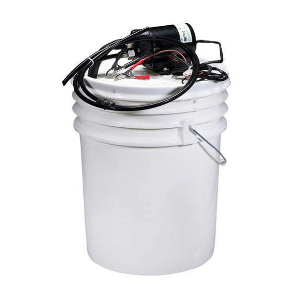 Johnson Pump Oil Change Bucket Kit with Gear Pump - 12V Marine and Industrial Use