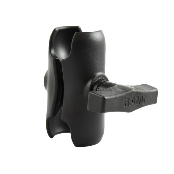 RAM Mounting Systems RAP-201U-B Composite Short Double Socket Arm for 1.5-inch Ball Bases