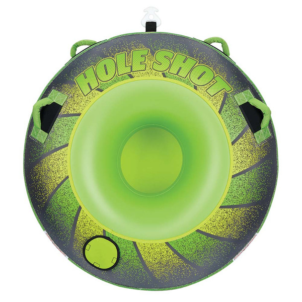 Full Throttle Hole Shot Towable Tube for One Rider - Green