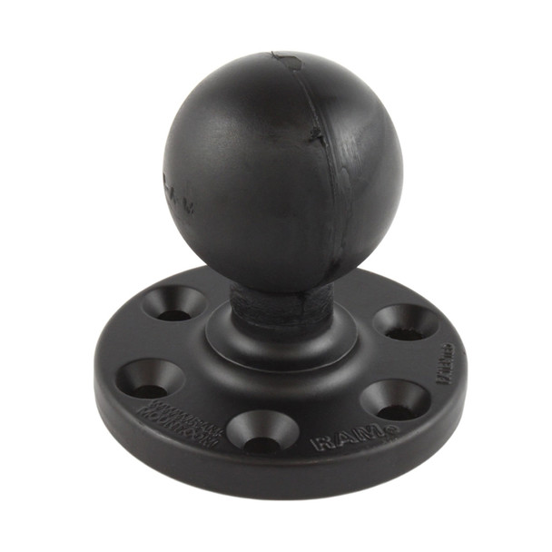 RAM Mounting Systems RAM-D-202U-SYM1 Large Round Plate with 6-Hole Pattern and Ball