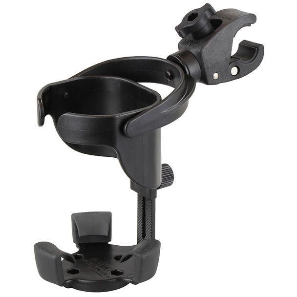 RAM Mounts Level Cup XL with Small Tough-Claw – Universal Drink Holder for Insulated Cups and Water Bottles