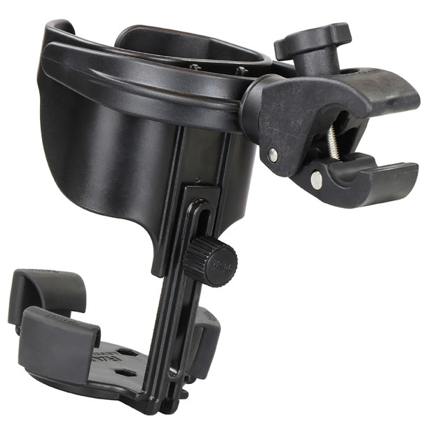 RAM Mounts Level Cup XL with Small Tough-Claw – Universal Drink Holder for Insulated Cups and Water Bottles