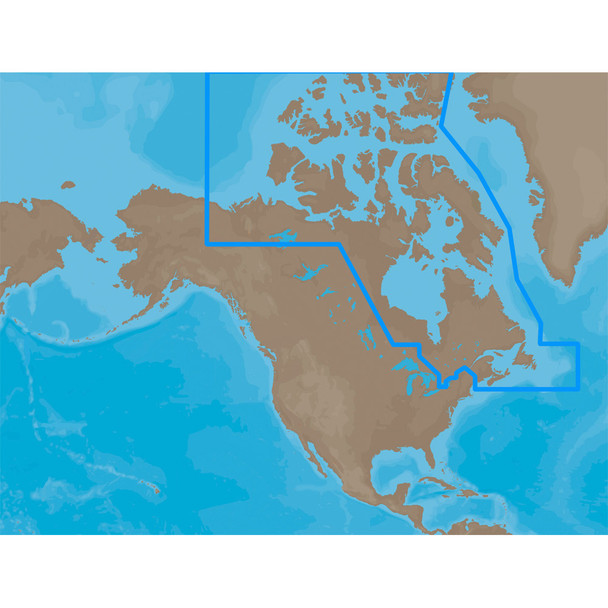 C-MAP MAX NA-M021 Canada North & East SD Card for Marine Navigation
