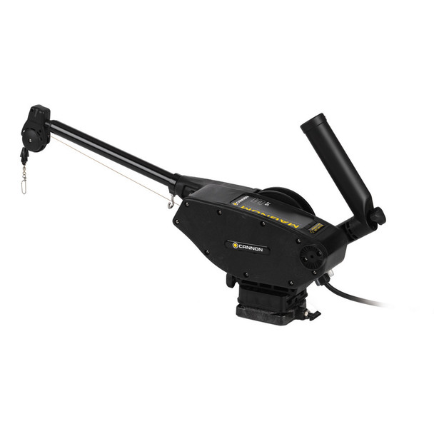 Cannon Magnum 5 Electric Downrigger with 24-Inch Stainless Steel Boom and Fast Retrieval Rate