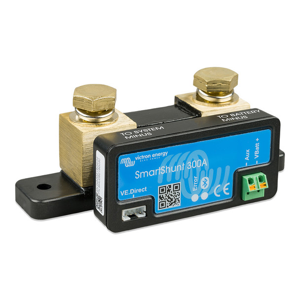 Victron Energy SmartShunt 300A Battery Monitor - Bluetooth Connectivity for Reliable Battery Management