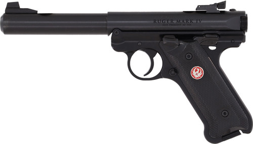 Ruger Mark IV Target .22 LR Semi-Auto Pistol with Adjustable Sights and Drilled & Tapped Frame