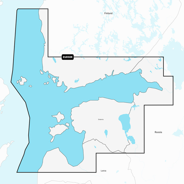 Garmin Navionics+ NSEU050R Gulf of Finland and Riga Marine Chart