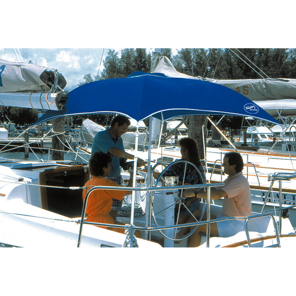 Taylor Made AnchorShade III - Blue, 6ft x 6ft Marine Sun Shade with Adjustable Height and UV Protection