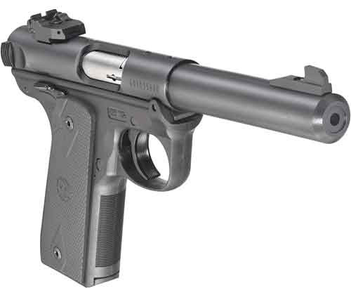 Ruger Mark IV 22/45 .22 Long Rifle Semi-Auto Pistol with Adjustable Sights and Picatinny Rail
