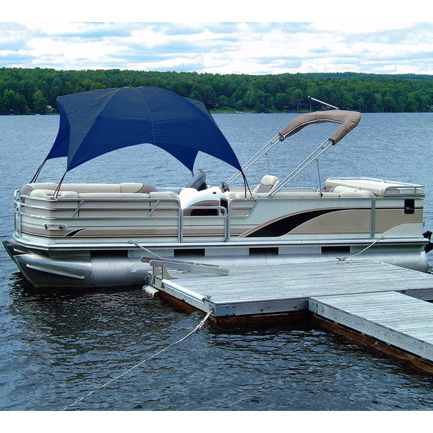 Taylor Made Pontoon Gazebo - Navy, 9 ft. Shade Top for 96-102 in. Wide Boats