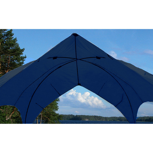 Taylor Made Pontoon Gazebo - Navy, 9 ft. Shade Top for 96-102 in. Wide Boats