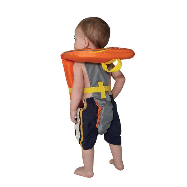 Full Throttle Baby-Safe Vest Infant to 30 lbs Orange/Grey Part #104000-200-000-14