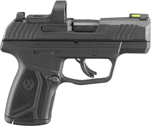 Ruger Max-9 9mm Pistol with ReadyDot and Fiber Optic Sights * Black Polymer Frame