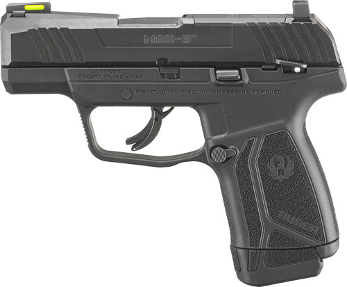Ruger Max-9 9mm Luger Semi-Auto Handgun with Tritium Fiber Optic Sights