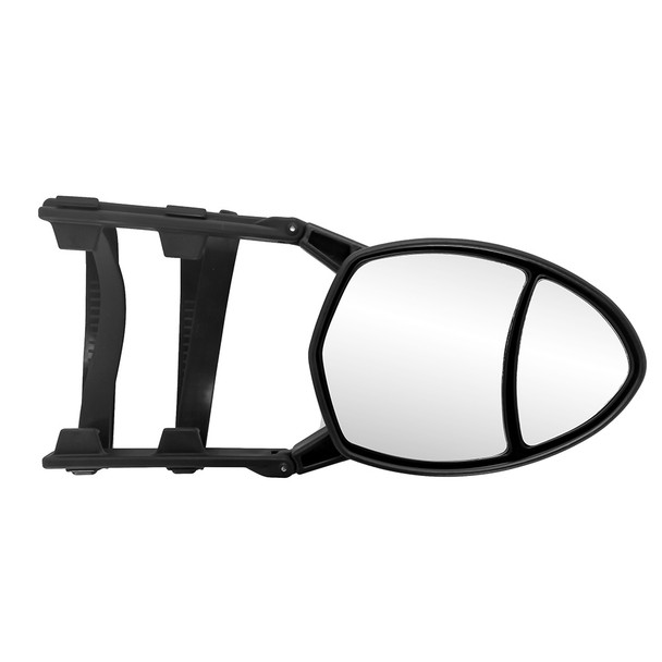 Camco Towing Mirror Clamp-On Double Mirror - Enhance Visibility and Safety