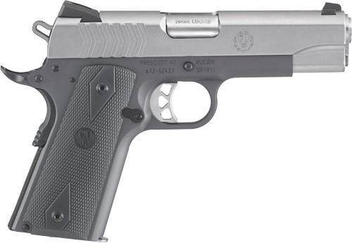 Ruger SR1911 9mm FS Semi-Auto Pistol with 4.25-inch Barrel and Adjustable Sights