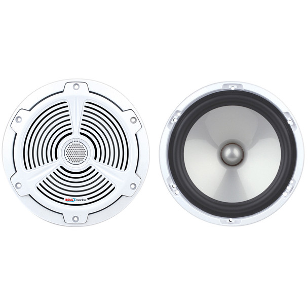 Boss Audio 6.5-inch MR652C Marine Speakers – White, 350W Power Handling