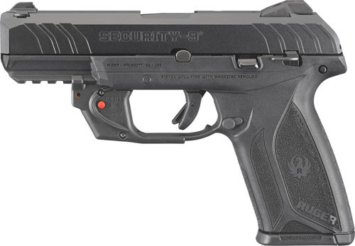 Ruger Security-9 9mm Luger Semi-Auto Pistol with Red Laser and Adjustable Sights