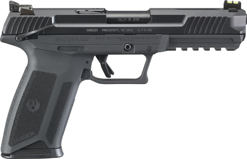 Ruger 57 5.7x28mm Semi-Auto Handgun with Adjustable Sights and 20-Round Capacity