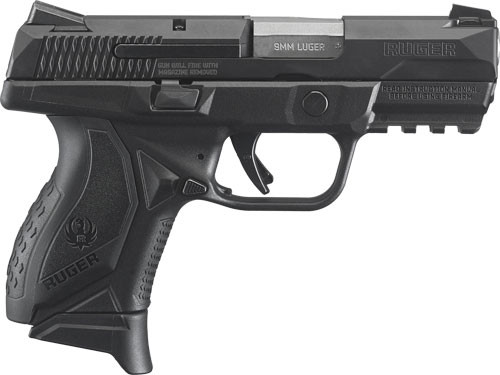 Ruger American Compact 9mm Pistol with Adjustable Sights and 17+1 Capacity