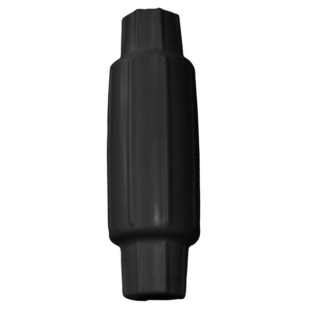 Dock Edge Torpedo Bumper - 18-inch Black Docking Cushion for Watercraft Protection