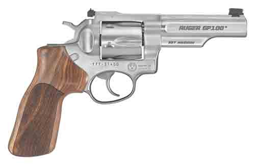 Ruger GP100 .357 Magnum 4.2-inch Adjustable Sight Revolver with Stainless Steel Finish