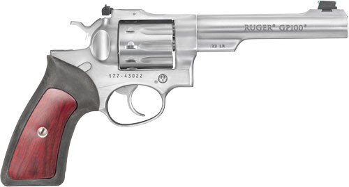 Ruger GP100 .22 Long Rifle Revolver with 6-inch Barrel and Adjustable Sights