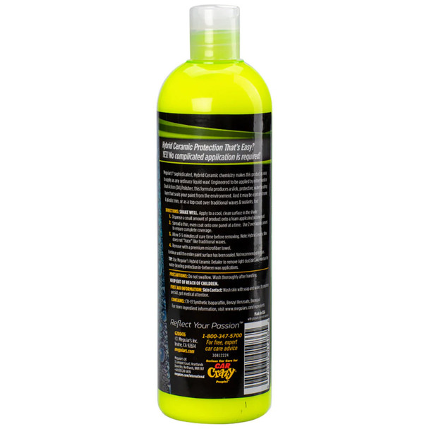 Meguiar's Hybrid Ceramic Liquid Wax 16oz - Case of 6 for Long-Lasting Paint Protection