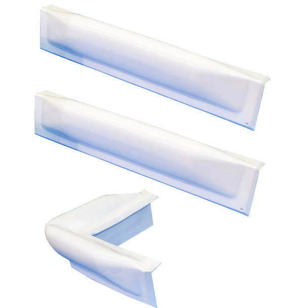 Dock Edge 3 Piece Dock Bumper Kit with Corner and Straight Pieces for Boat and Dock Protection