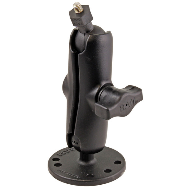 RAM Mount Flat Surface Mount with 1-Inch Ball for Raymarine Dragonfly-4/5 & WiFish Devices