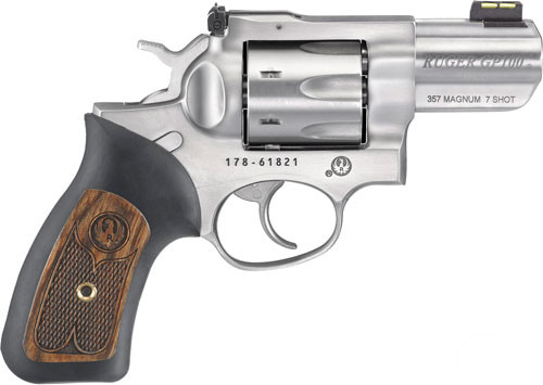 Ruger GP100 .357 Magnum / .38 Special Revolver with 2.5-inch Barrel and Adjustable Sights