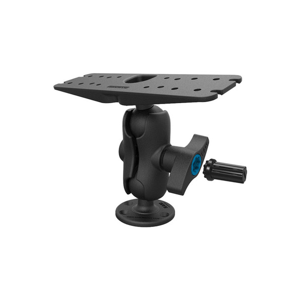 RAM Mount Heavy Duty Marine Electronics Mount with Pin-Lock Security Kit and 2.25-Inch Ball by RAM Mounting Systems (Part #RAM-S-D-111U-C)