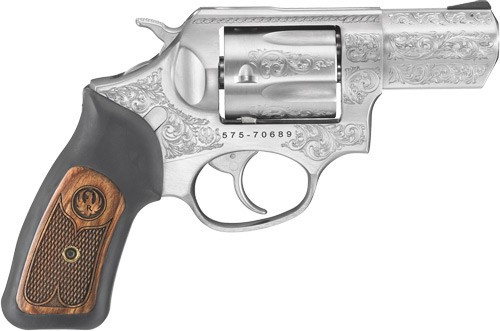 Ruger SP101 Premier .357 Magnum Revolver with 2.25" Stainless Barrel and Engraved Frame