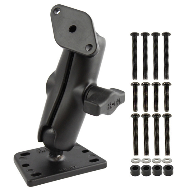 RAM Mounting Systems RAM-B-182U Brake Clutch Reservoir Cover Mount for Motorcycles