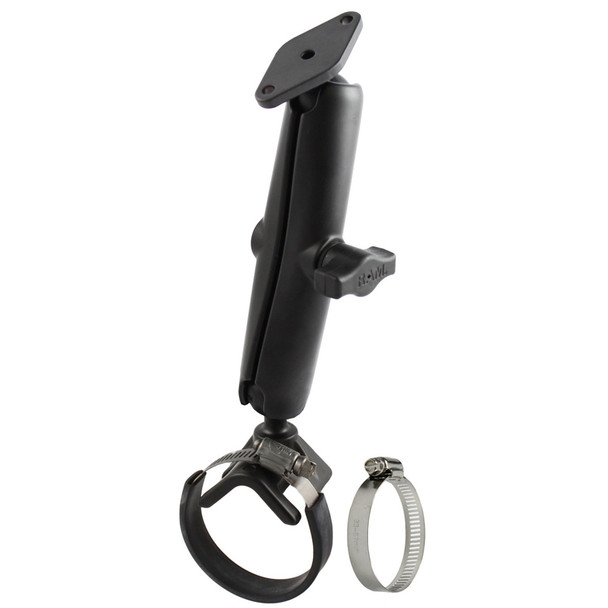 RAM Mounting Systems Strap Mount with Long Arm and Diamond Base - Part #RAM-B-108-C-238