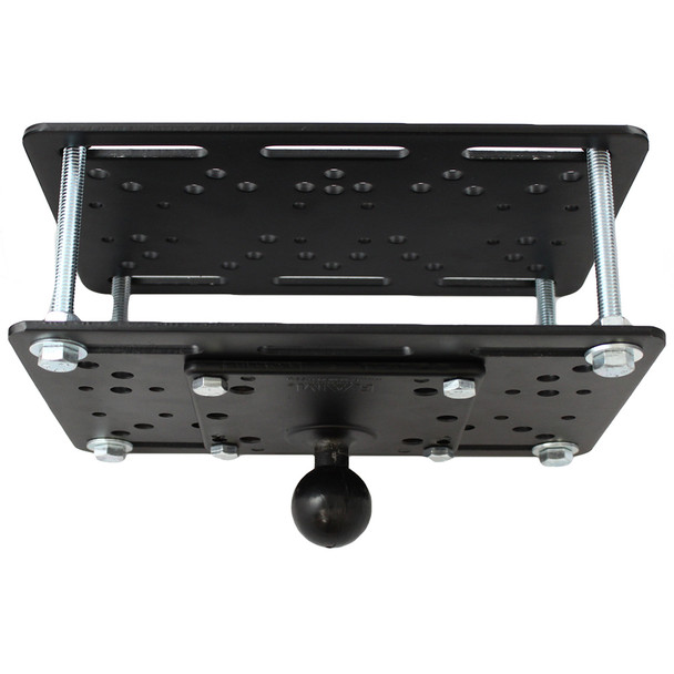 RAM Mounting Systems Forklift Overhead Guard Plate with 1.5-inch C Size Ball - Heavy Duty Aluminum Mounting Solution