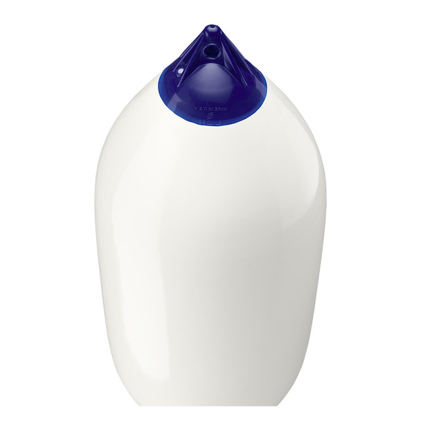 Polyform U.S. F-11 Twin Eye Fender 21.2 x 57.5 Inches - White for Large Boats
