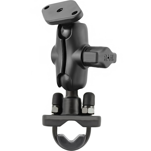 RAM Mounting Systems Handlebar Rail Mount with Short Arm & Diamond - Part #RAM-B-149ZU-A