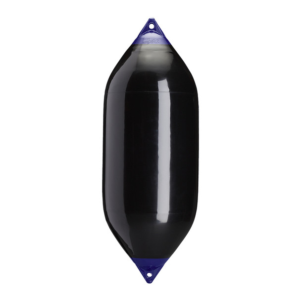 Polyform U.S. F-11 Black Twin Eye Fender - 21.2 x 57.5 Inches for Large Vessels