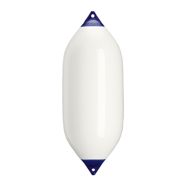 Polyform U.S. F-10 Twin Eye Fender 18 x 50 inches - White for Marine Protection