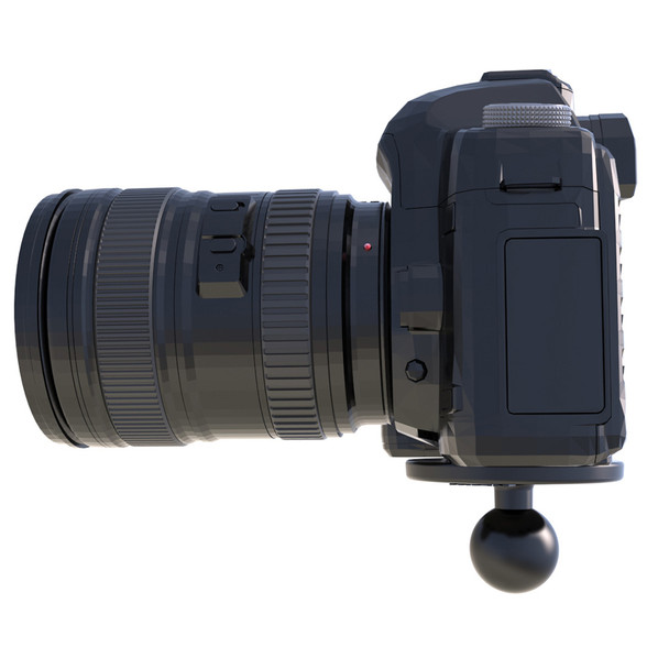 RAM Mounting Systems U-Bolt ATV/UTV Strap with Double Socket Arm and 1/4-20 Mounting Bolt Base