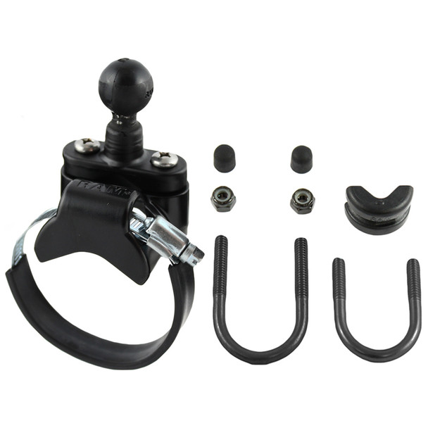 RAM Mounting Systems RAM-B-231Z-2 Large Diameter Rail Mount for ATV/UTV with 1" Ball