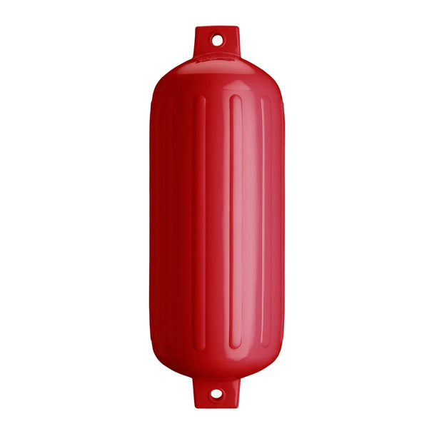Polyform U.S. G-6 Twin Eye Fender 11" x 30" - Classic Red for 35 to 40-Foot Boats
