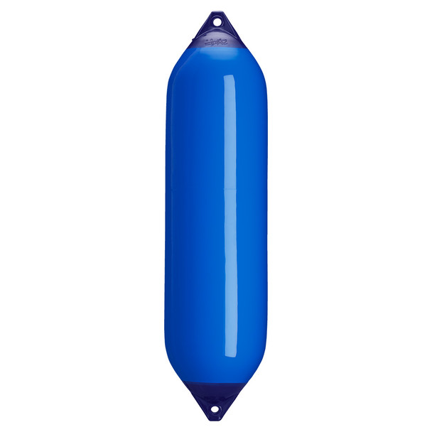 Polyform U.S. F-8 Twin Eye Fender 15" x 58" - Blue for 50-70 ft Boats