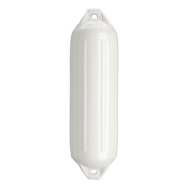 Polyform NF-3 Heavy-Duty Twin Eye Boat Fender - 5.6 x 19 inches White