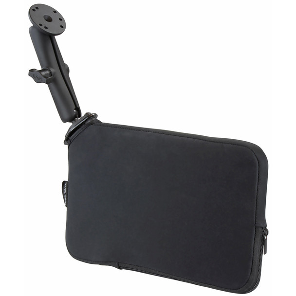 RAM Mounting Systems RAM-B-407-C-202U Seat Tough-Wedge with 1-Inch Ball Long Double Socket Arm and Round Base